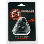 Oxballs Atomic Jock Tri-Sport 3-Ring Cocksling, Black, Product Package, Front