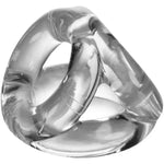 Oxballs Atomic Jock Tri-Sport 3-Ring Cocksling, Clear, Product Image