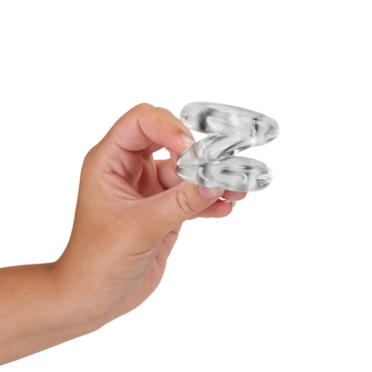 Oxballs Atomic Jock  Z Balls Ball Stretcher, Clear, Ball Stretcher in Hand