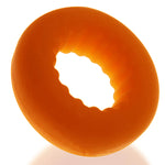 Oxballs Axis Gripper Lock-Ribs Cock Ring, Orange, Product Image, Tilted