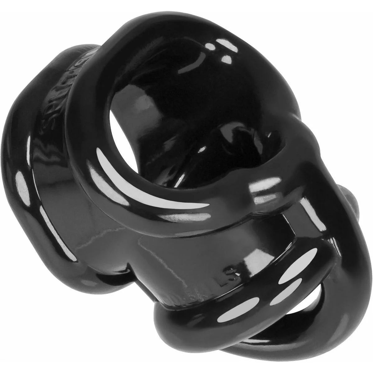 Oxballs Ballsling Ball Splitter, Black, Product Image, Tilted