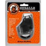 Oxballs Ballsling Ball Splitter, Black, Product Package, Front