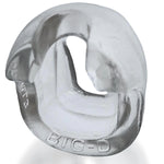 Oxballs Big D Shaft Grip Cock Ring, Clear, Product Image, Back Angle View
