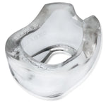 Oxballs Big D Shaft Grip Cock Ring, Clear, Product Image, Flat