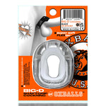 Oxballs Big D Shaft Grip Cock Ring, Clear, Product Package, Back