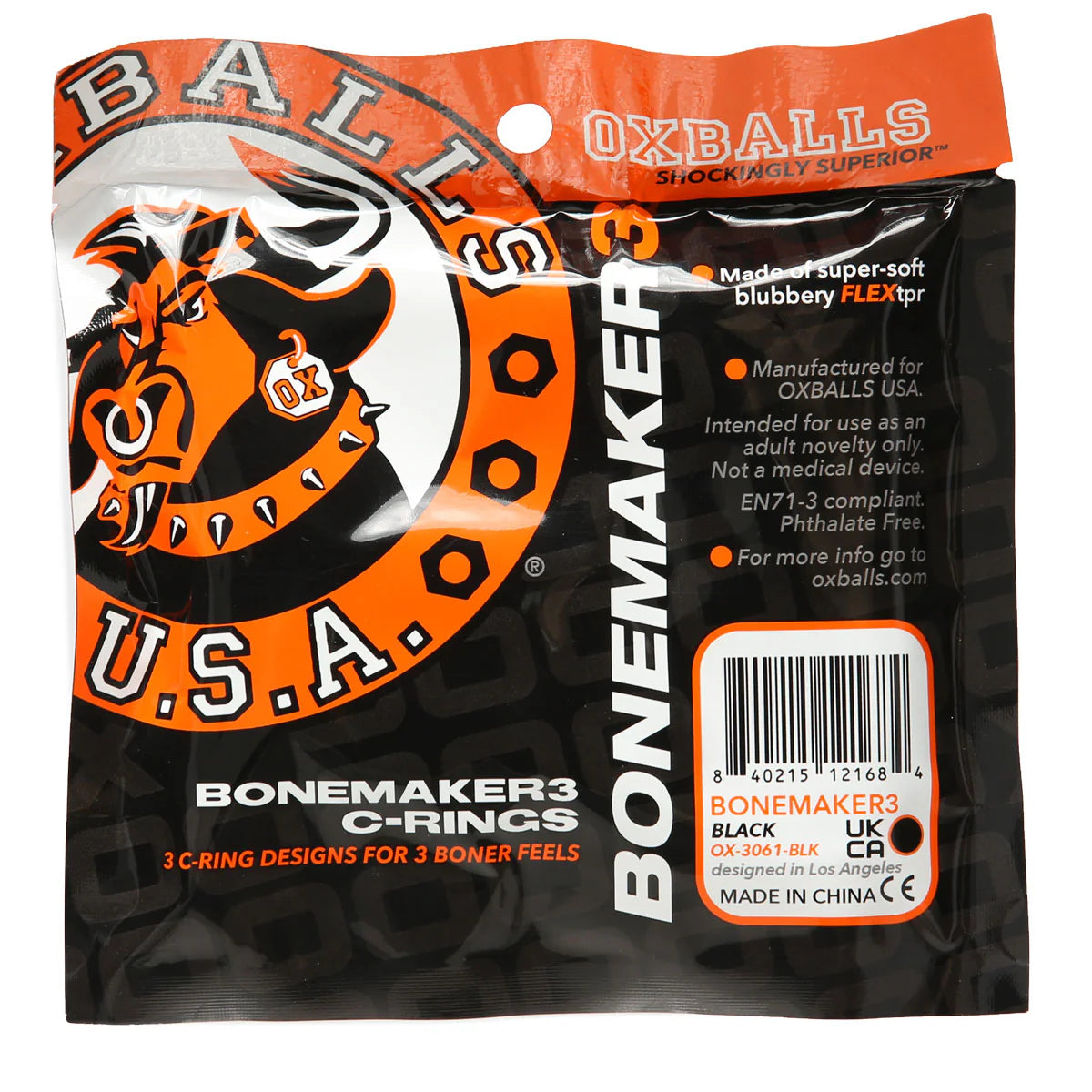 Oxballs Bonemaker 3-Pack Cock Rings