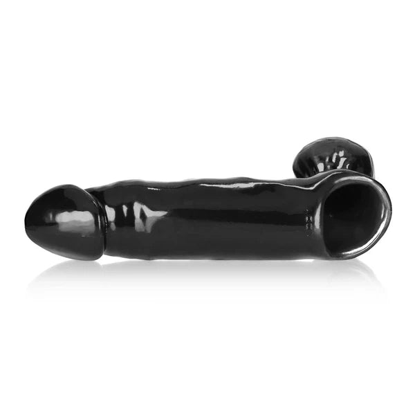 Oxballs Daddy Cock Sheath, Black, Product Image, Sideways Facing Left