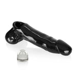 Oxballs Daddy Cocksheath, Black, Product Image, Front Left Angle