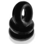 Oxballs Fat Willy 3-Pack Jumbo Cock Rings, Black, Product Image, Cock Rings Stacked