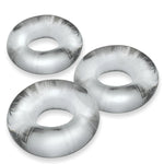 Oxballs Fat Willy 3-Pack Jumbo Cock Rings, Clear, Product Image