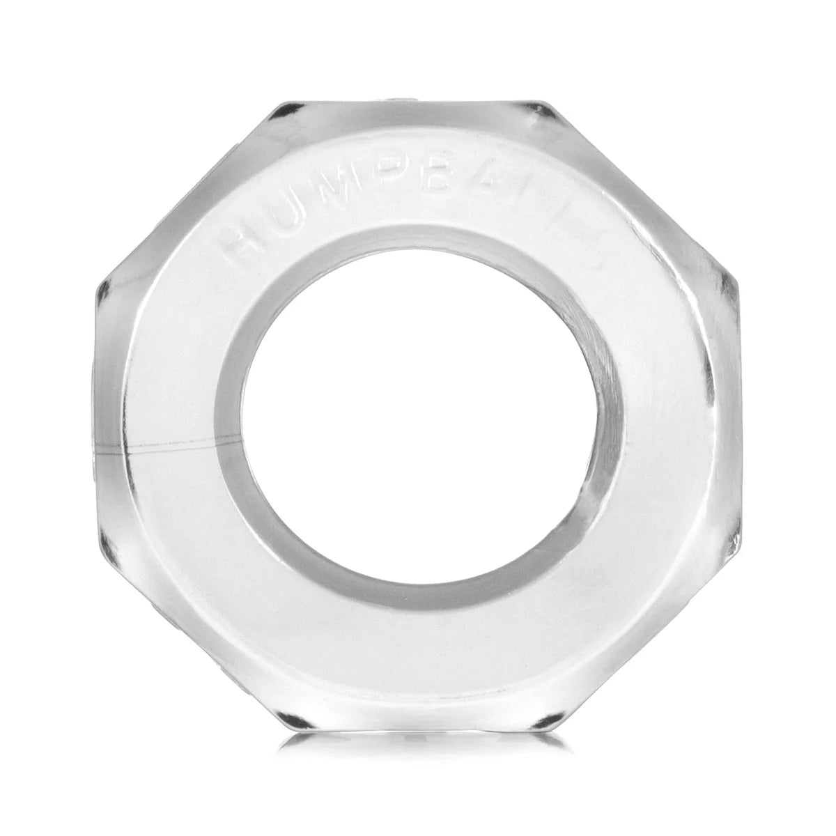 Oxballs Humpballs Cock Ring, Clear, Product Image, Front