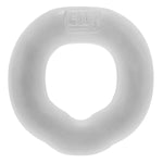 Oxballs Hunky Junk Fit Ultra-Stretch Silicone Cock Ring, Clear, Product Image, Front