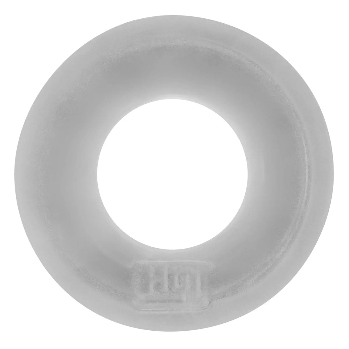 Oxballs Hunky Junk Hybrid Cock Ring, Clear, Product Image, Front