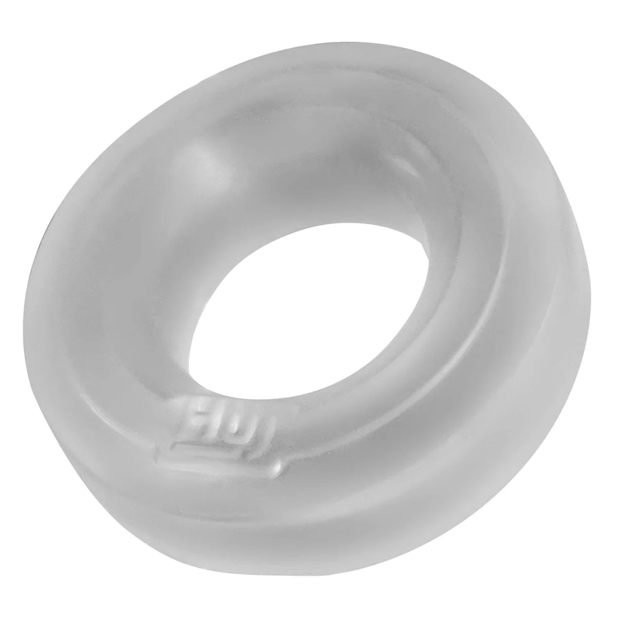 Oxballs Hunky Junk Hybrid Cock Ring, Clear, Product Image, Tilted