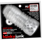 Oxballs Hunky Junk Jackt Stroker, Clear Ice, Product Package, Back