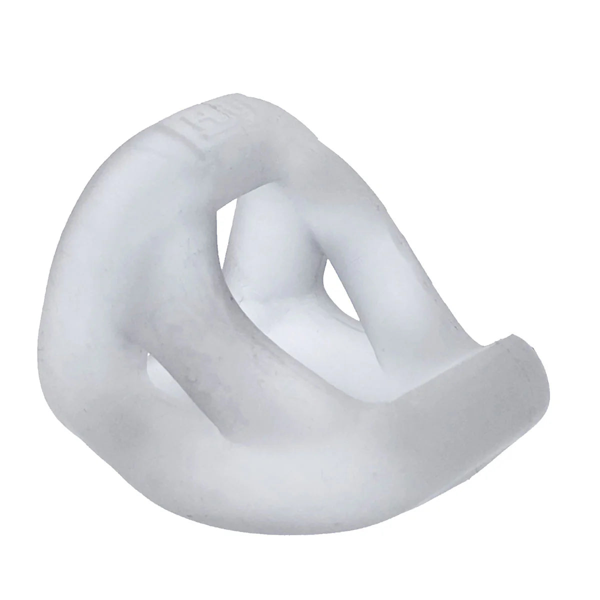 Oxballs Hunky Junk Slingshot Hybrid Cock Sling, Clear, Product Image, Back Angle