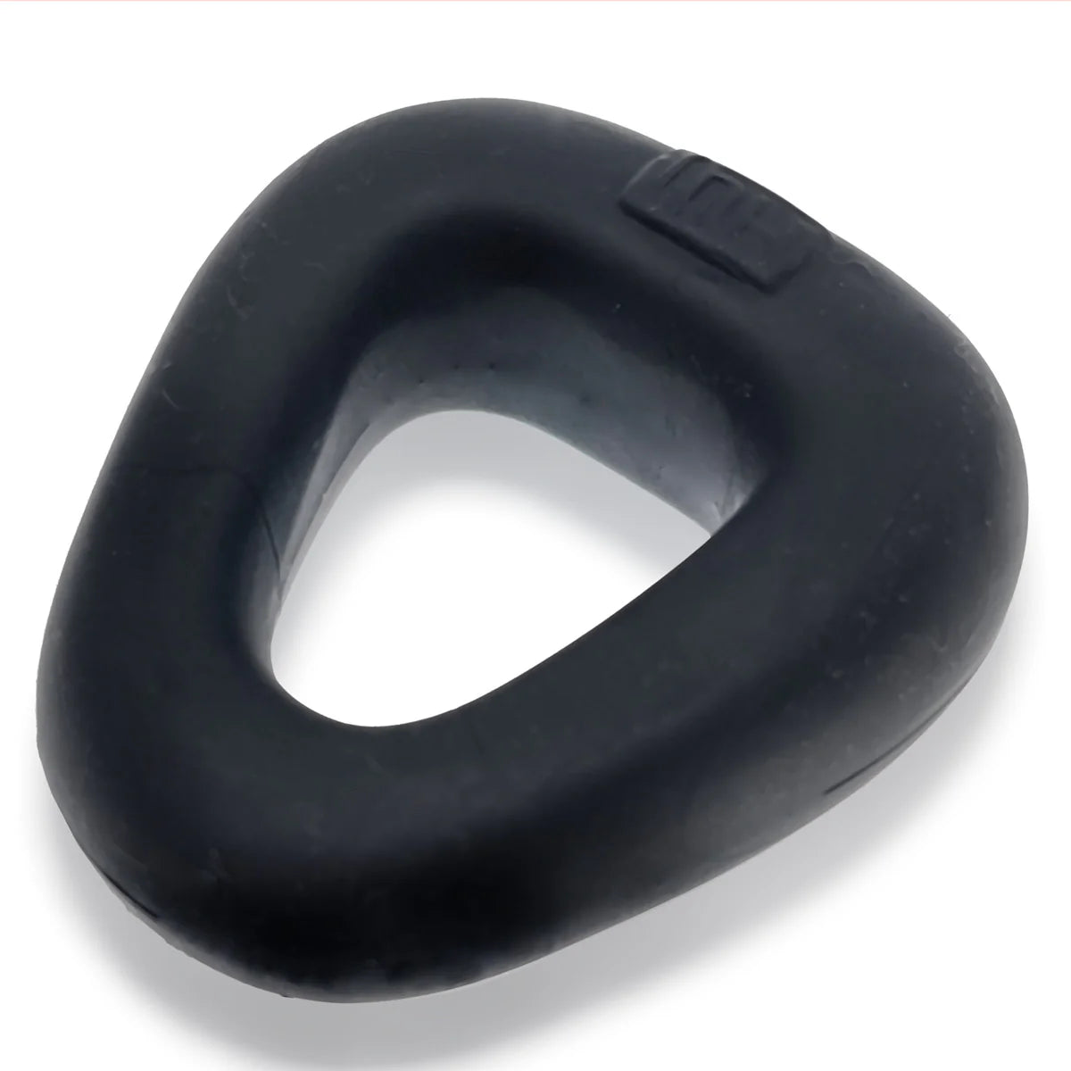 Oxballs Hunky Junk Zoid Triangle Cock Ring, Black, Product Image, Left Angle