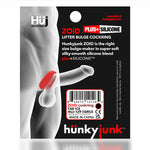 Oxballs Hunky Junk Zoid Triangle Cock Ring, Black, Product Package, Back