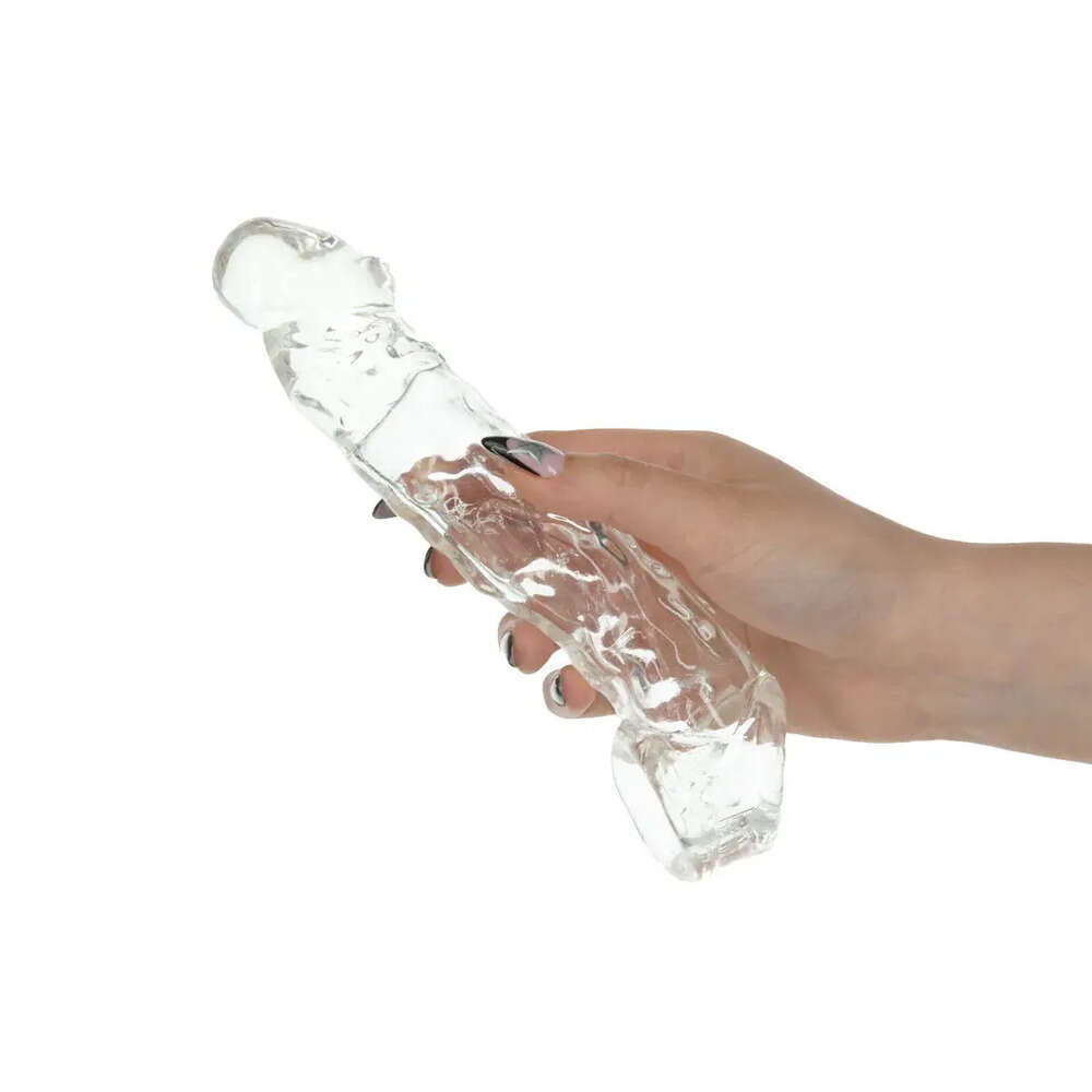 Oxballs Muscle Bandit Slim Snugger Adjust-Fit Cock Sheath, Clear, Cocksheath in Hand