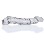 Oxballs Muscle Bandit Slim Snugger Adjust-Fit Cocksheath, Clear, Product Image, Side View