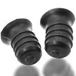Oxballs RibNips Curved Springy Ribbed Nipple Suckers, Black, Product Image, Upside Down