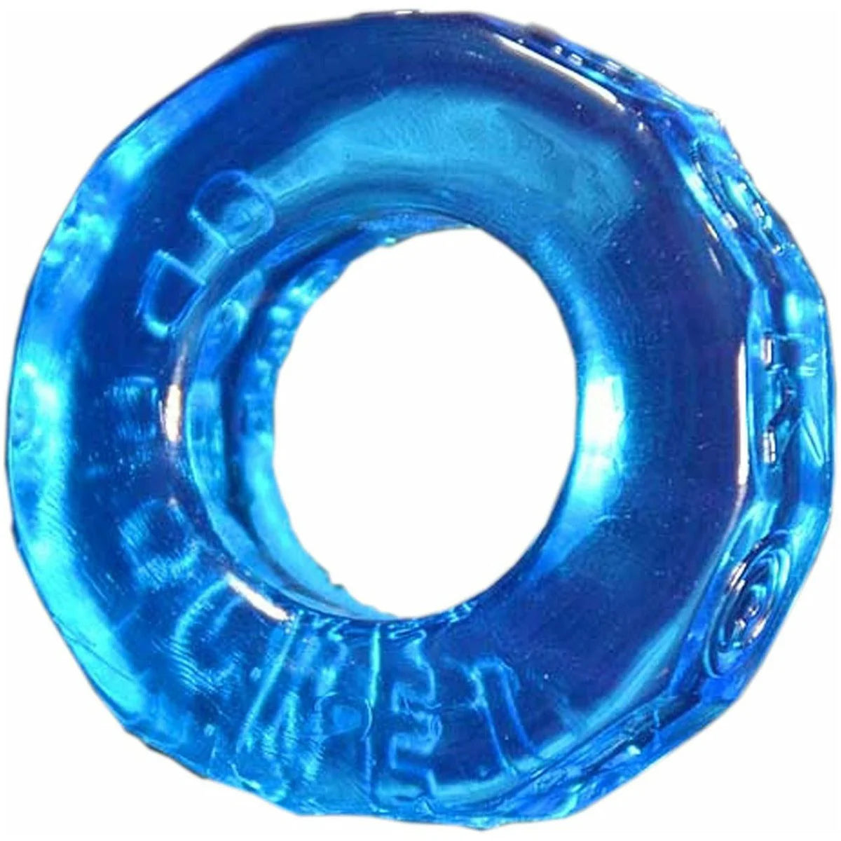 Oxballs Sprocket Super-Stretch Cock Ring, Blue, Product Image