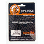Oxballs Sprocket Super-Stretch Cock Ring, Blue, Product Package, Back