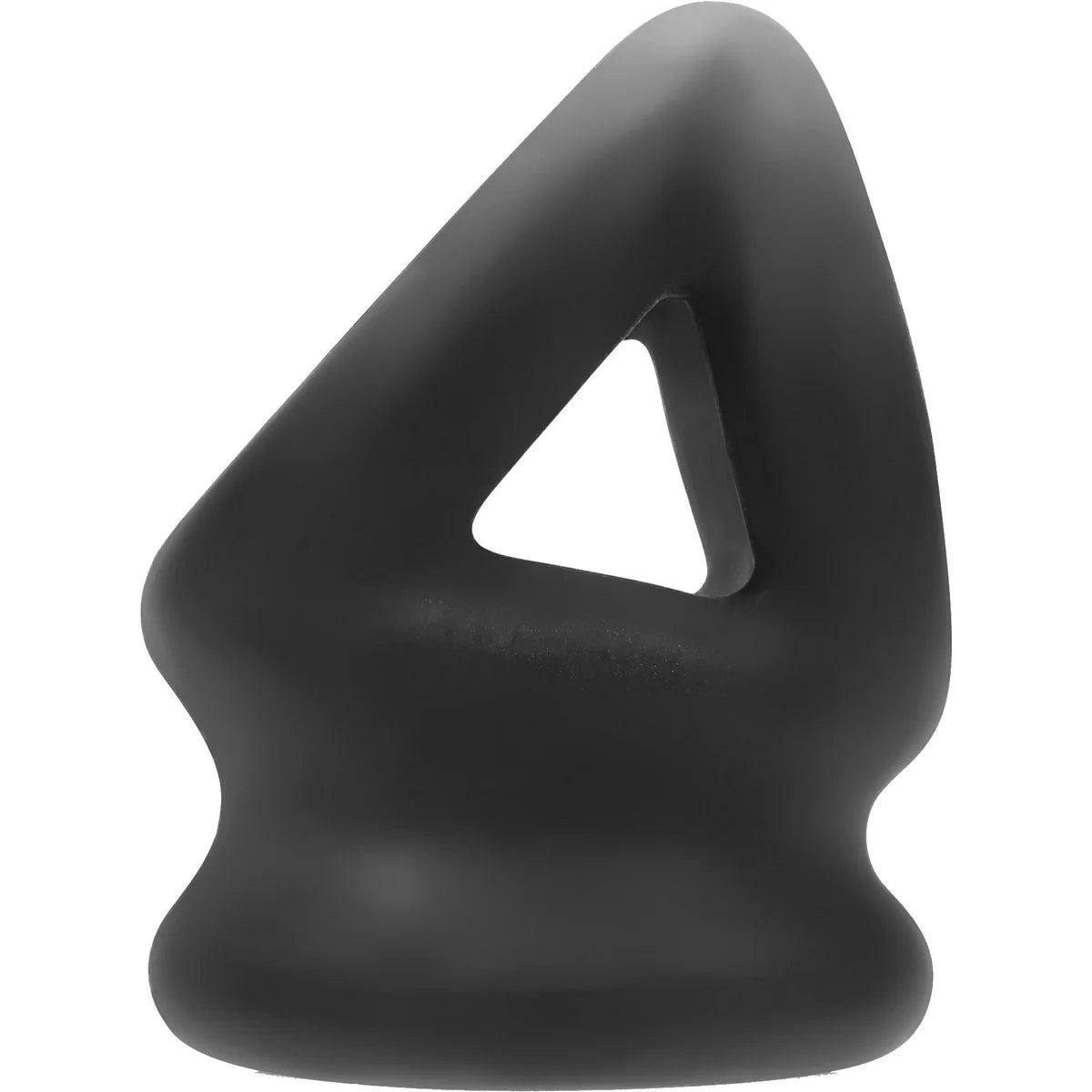 Oxballs Tri-Squeeze 3-Ring Ballstretching Sling, Black Ice, Product Image, Side View