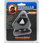 Oxballs Tri-Squeeze 3-Ring Ballstretching Sling, Black Ice, Product Package, Front