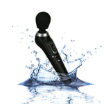 PalmPower Extreme Wand Vibrator, Black, Waterproof Feature
