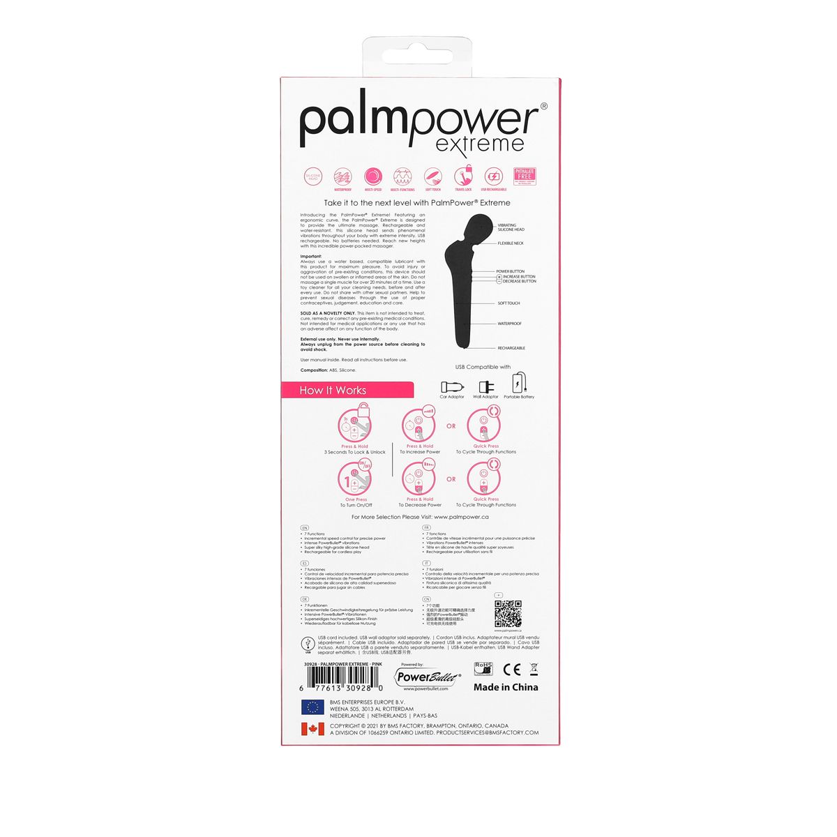 PalmPower Extreme Wand Vibrator