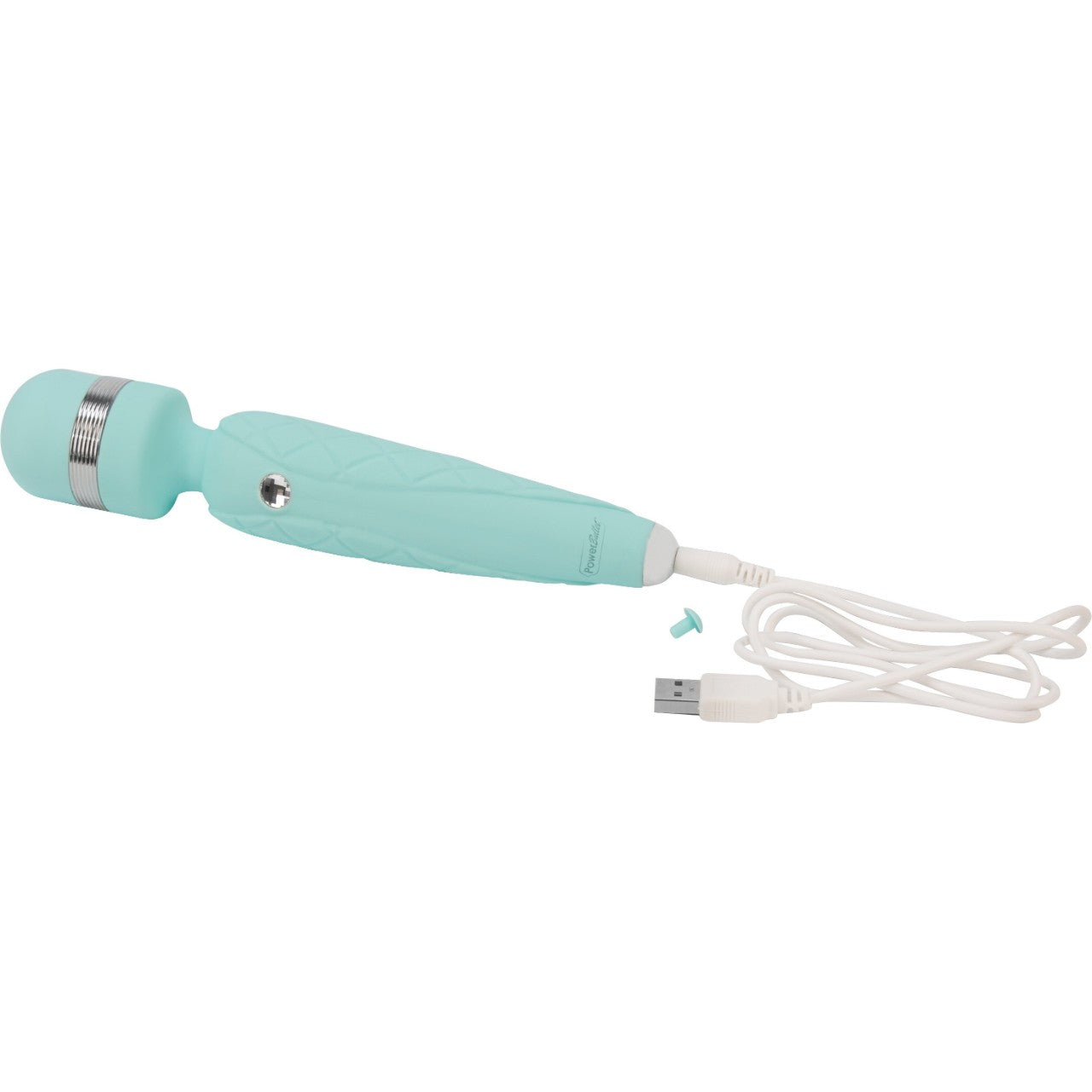 Pillow Talk Cheeky Wand Vibrator, Teal, USB Rechargeable