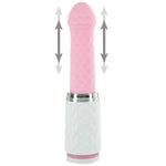 Pillow Talk Feisty Thrusting Vibrator, Pink, Thrusting Effect