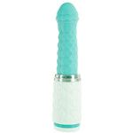 Pillow Talk Feisty Thrusting Vibrator, Teal, Product Image, Front View