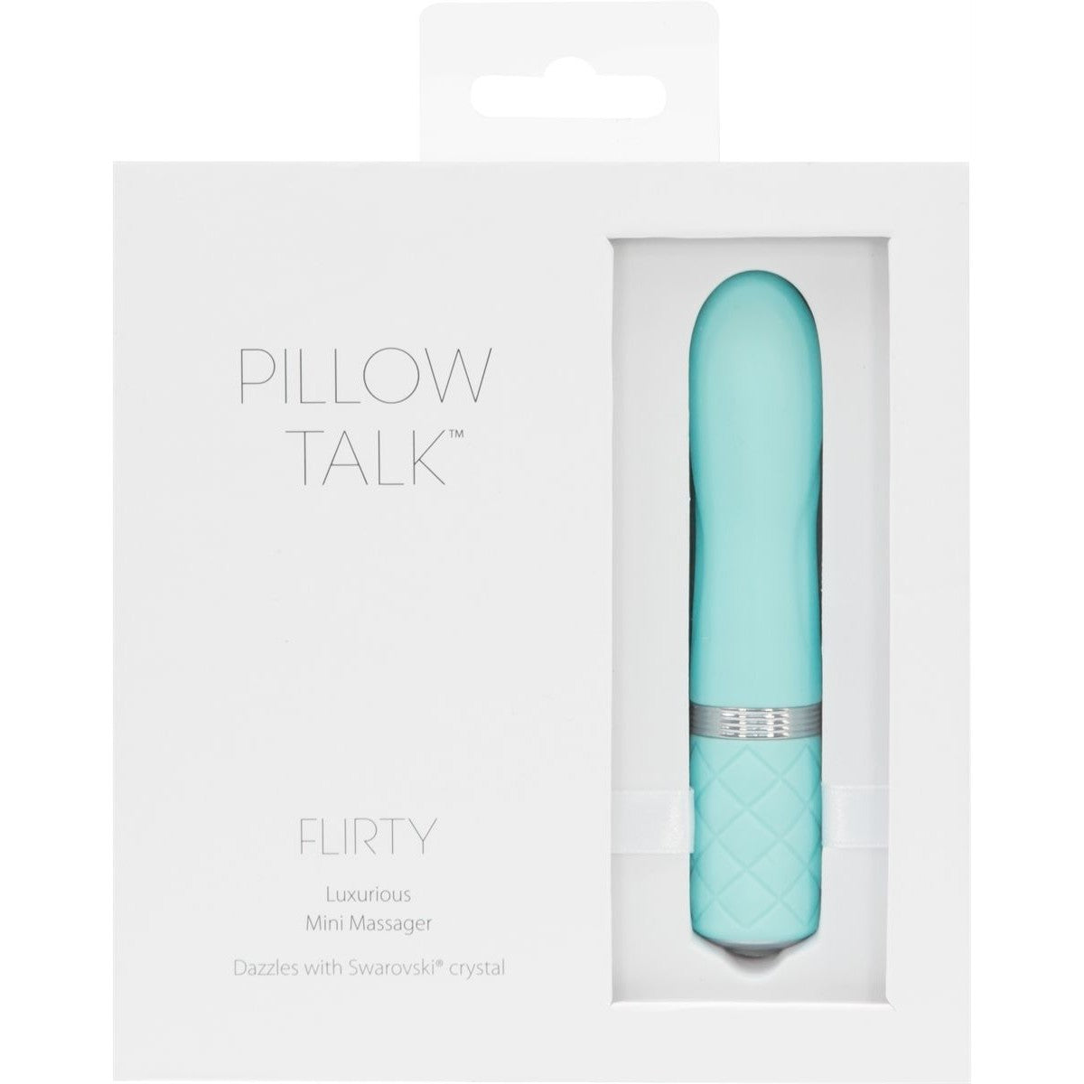 Pillow Talk Flirty Bullet Vibrator, Teal, Product Box
