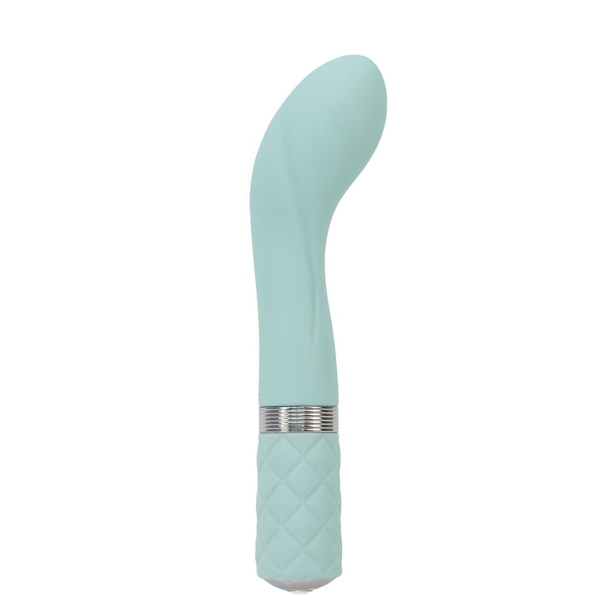 Pillow Talk Sassy G-Spot Vibrator, Teal, Product Image, Side View