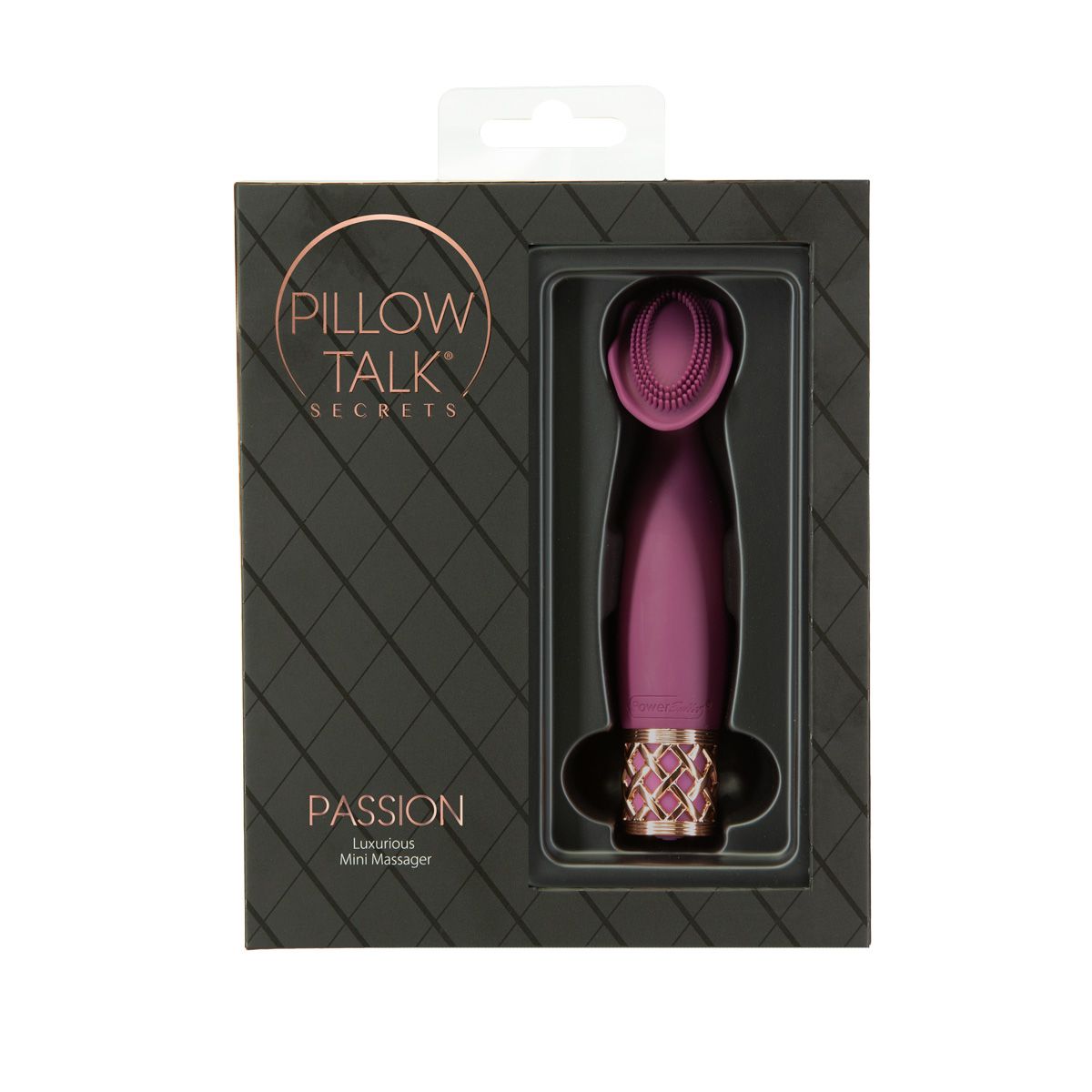Pillow Talk Secrets Passion Clitoral Vibrator, Product Box, Front