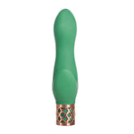 Pillow Talk Secrets Sinful Luxurious Dual Vibrator, Green, Product Image, Front View