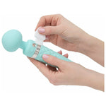 Pillow Talk Sultry Dual Ended Warming Massager, Teal, Remove Dust