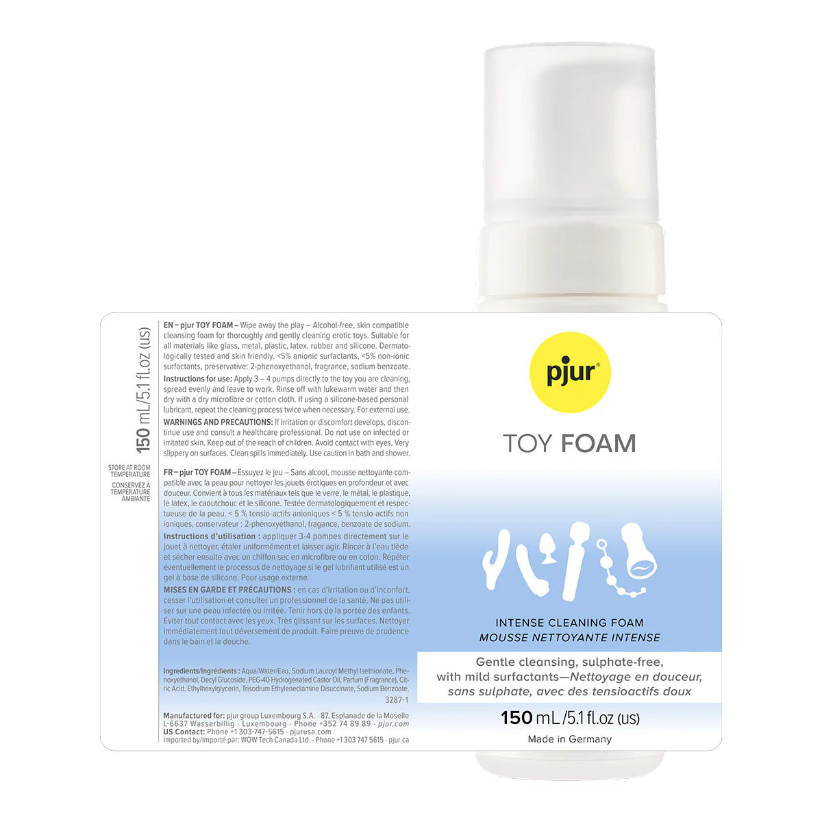 Pjur Toy Foam Intense Cleaning Foam (100ml)