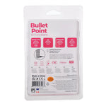 PowerBullet Bullet Point Vibrator, Red, Product Package, Back