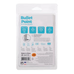 PowerBullet Bullet Point Vibrator, Teal, Product Package, Back