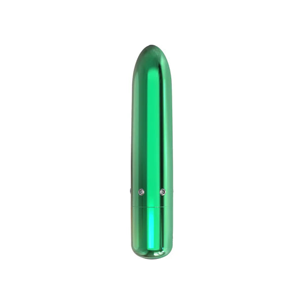 PowerBullet Pretty Point Vibrator, Teal, Product Image, Front View