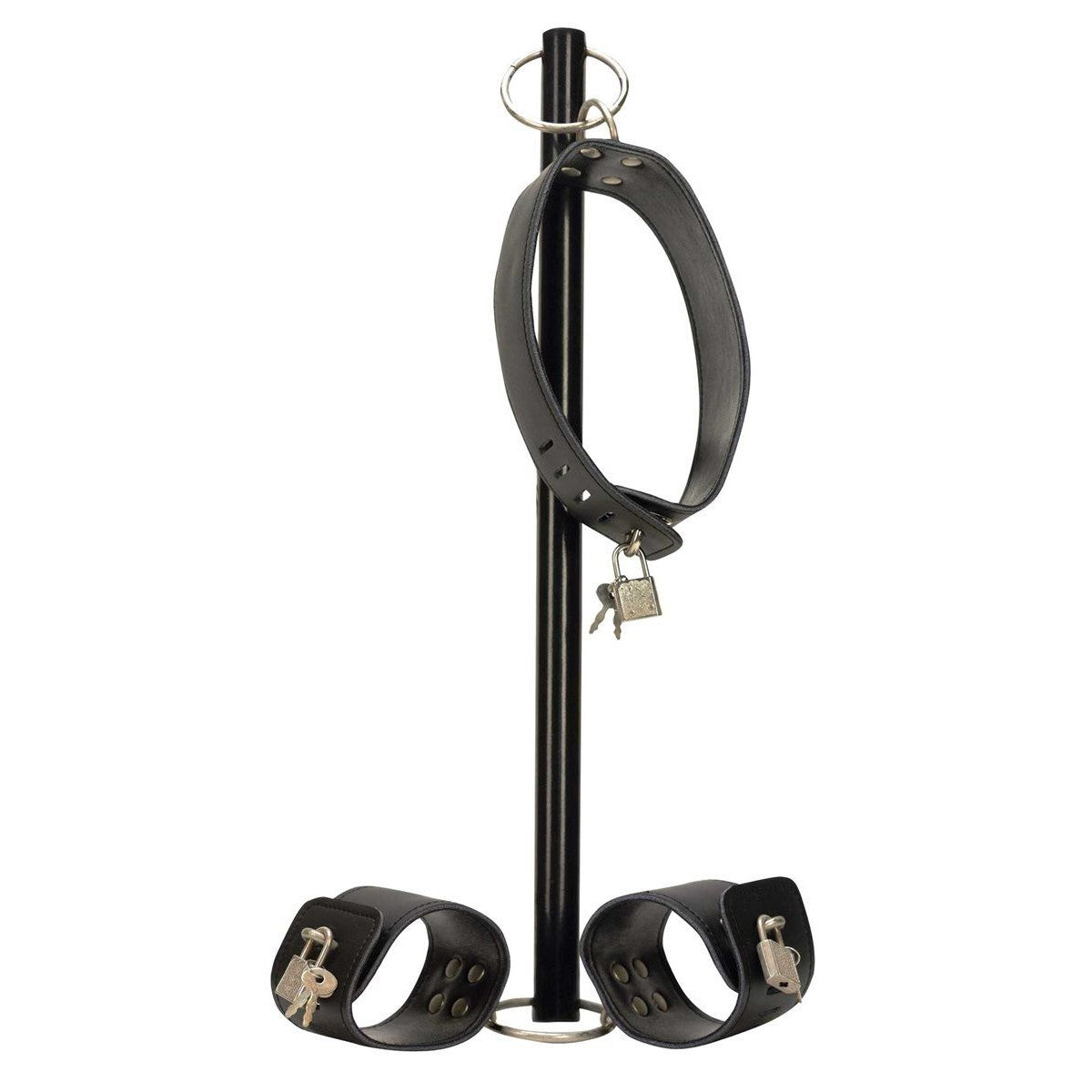 Punishment Behind Back Neck & Wrist Bar Restraints, Product Image