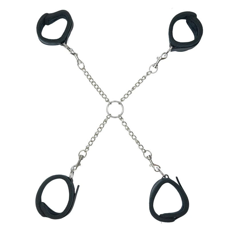 Punishment Hog-Tie Restraints, Product Image, X shape