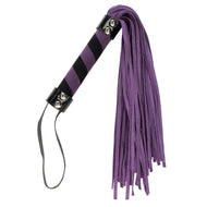 Punishment Purple Suede Large Bondage Flogger