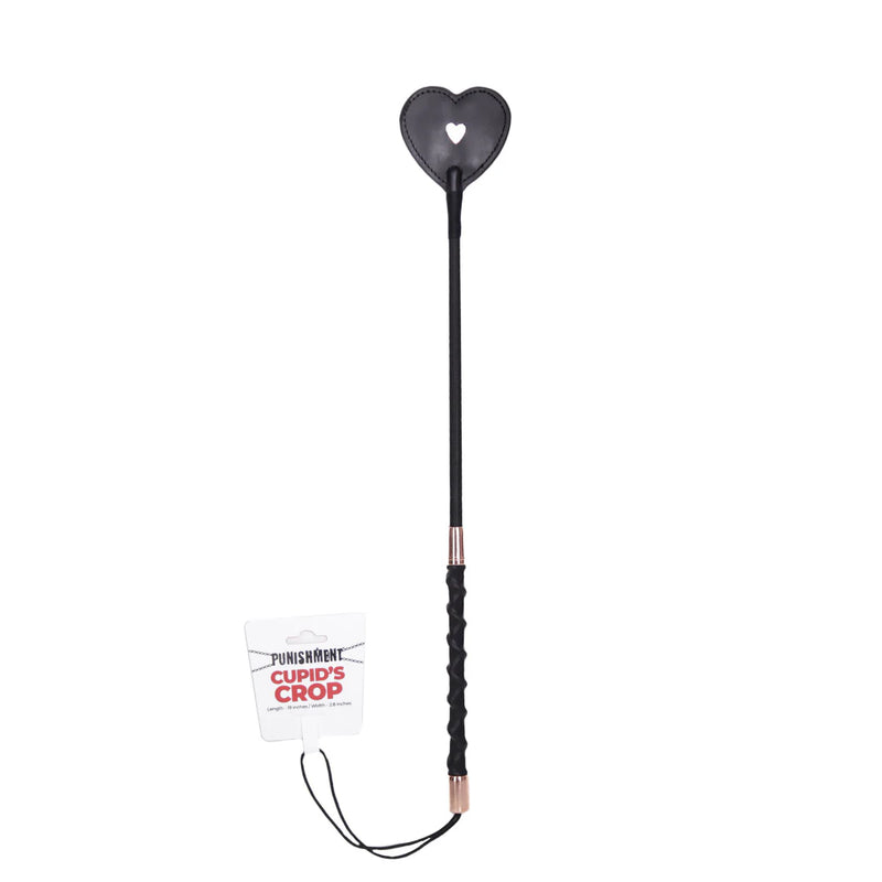 Punishment Rose Gold Cupid's Crop, Product Image with Info Tag