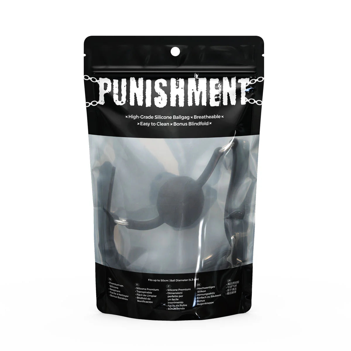 Punishment Silicone Ball Gag