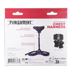 Punishment Silver Chest Harness, Product Box, Back