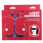 Punishment Silver Chest Harness, Product Box, Front